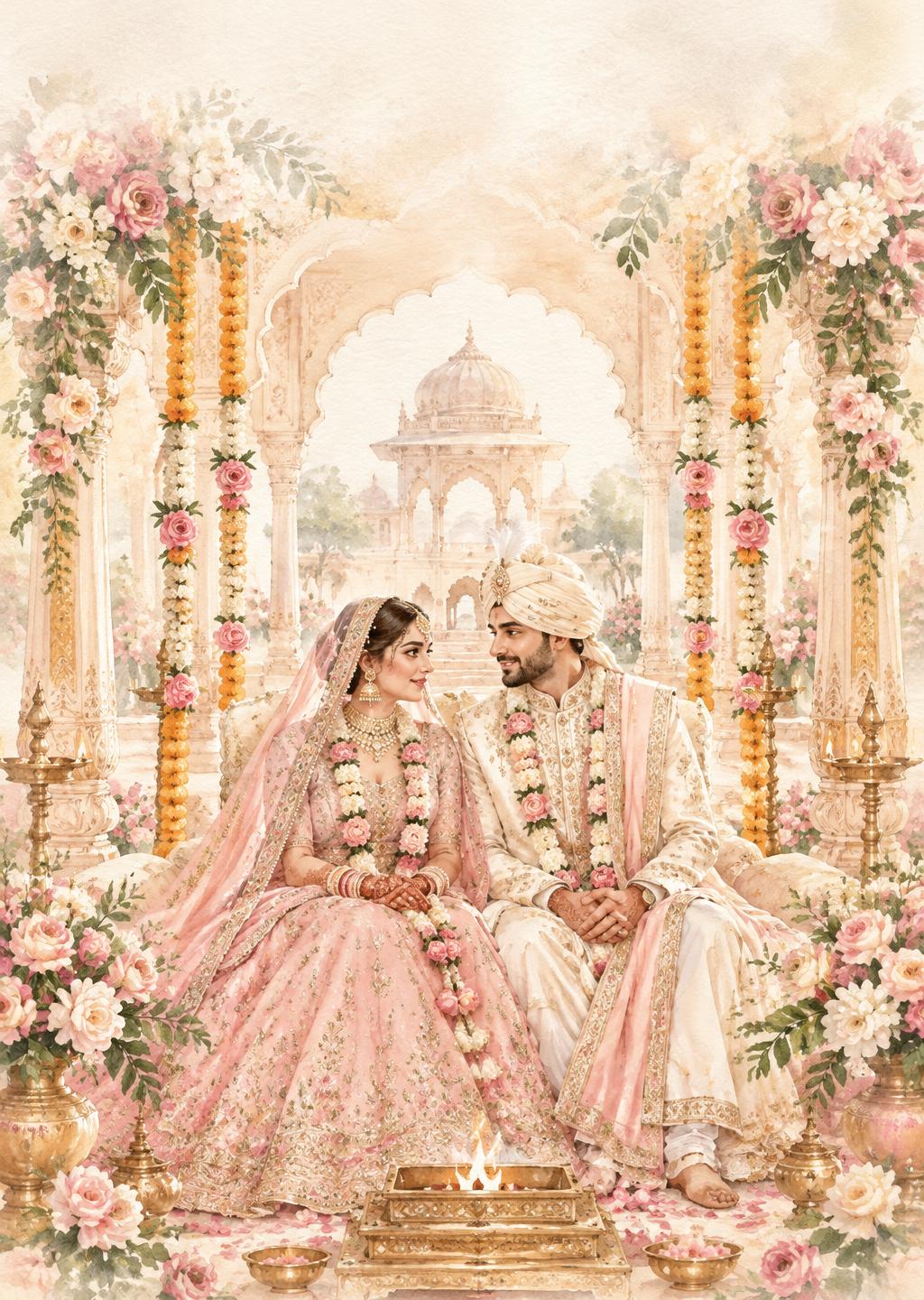 Wedding illustration